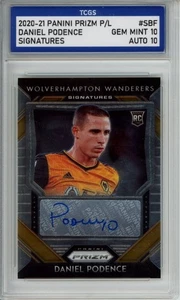 2020-21 PANINI PRIZM P/L SIGNATURES #SBF DANIEL PODENCE ROOKIE TCGS 10 AUTO 10 - Picture 1 of 2