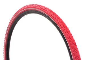 Drahtreifen Khan Fixie Rennrad KHE 700 x 38C Reifen rot - Bild 1 von 6