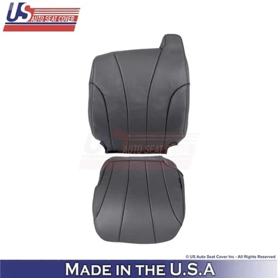 Para Chevy Silverado 1999-2002 con cubiertas laterales de cuero sintético grafito oscuro Foto 1 de 4