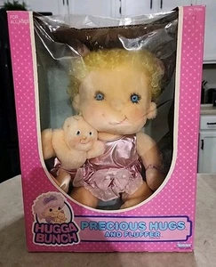 Vintage 1984 Kenner Hugga Bunch Doll Precious Hugs w Baby Fluffer OVP - Bild 1 von 10