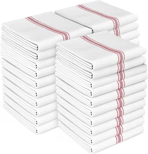 Zeppoli Classic Küchentücher - 30er Pack 100% natürliche Baumwolle Handtuchset, wiederverwendbar - Bild 1 von 7