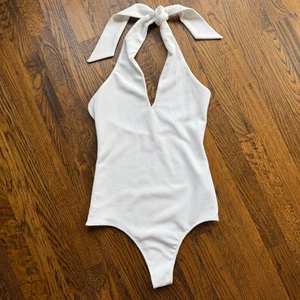 Copied - Show Me Your Mumu Jasmine Bodysuit in Bone Stretch - Picture 1 of 9