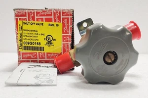 Danfoss Shut-Off Valve BML15 HFC-HCFC-CFC 009G0168 Straightway - Picture 1 of 7