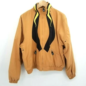 Chaqueta Bomber Jamie Sadock De Colección Para Mujer Mediana Marrón Detalle Llama Cremallera - Imagen 1 de 12