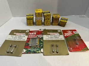 Lot of 37 Buss/NAPA/Littelfuse Fuses UK SFE MDQ GLC ABC AGC And More - Picture 1 of 13