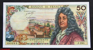 France ! Billet de 50 Francs RACINE, du 2-1-1976, totalement Neuf - Foto 1 di 2