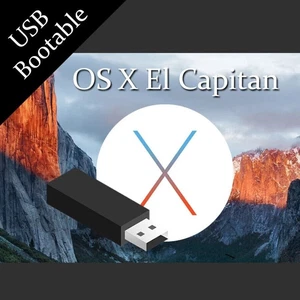 macOS 10.11 El Capitan Bootfähiger USB-Stick Neuinstallation Reparatur mac Apple - Bild 1 von 1