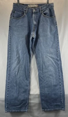 Levis 559 Women's Light Blue High Waisted Relaxed Straight Leg Jeans Size 31X32 - Image 1 of 4