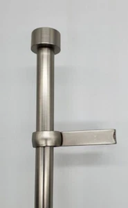 Cappa 3/4" Adjustable Curtain Rod - Nickel, Two Sizes - Picture 1 of 2