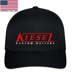Baseballmütze Kappe Kiesel maßgefertigt Gitarren schwarz Größe verstellbar S/M L/XL - Bild 1 von 6