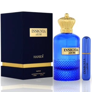INSIGNIA AZURE EDP Spray 105ML (3.5 OZ) By Hamidi | A Long Lasting & Refreshing - Picture 1 of 7