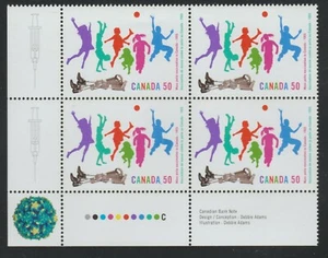 2005 Canada SC# 2120 LL - Polio Vaccination - Plate Block M-NH Lot # 3557c - Picture 1 of 1