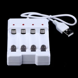 USB Output Battery Charger 4 Slot Adapter For AA / AAA Battery Quick ChargeB.lb - Picture 1 of 11