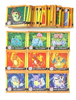 Rare 1999 Pokemon  Artbox Series 1 Stickers Complete Set X150 - Pack Fresh NM - Image 1 of 4