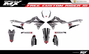 Fits Suzuki RMZ 250 2019 to 2024 RMZ450 2018 to 2024 graphic kit decals stickers - Bild 1 von 2