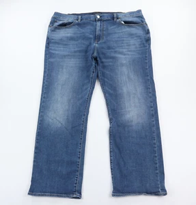Lucky Brand 181 Relaxed Straight Jeans Men's 44 x 30 Blue Medium Wash Stretch - Picture 1 of 11