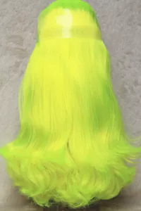 Muñeca Takara 12" Neo Blythe RBL cabello amarillo fluorescente cuero cabelludo y cúpula solo pelucas - Imagen 1 de 2