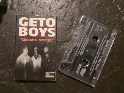 MEGA RAR VINTAGE 90s KASSETTE RAP HIP HOP GETO BOYS CROOKED OFFICER SINGLE TAPE - Bild 1 von 2