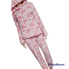 L Hello kitty Kawaii Comfortable & warm  Pink pajama  New long sleeves