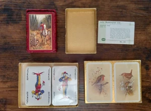 1950's early vintage Waddington's playing card & double set in original boxes - Picture 1 of 2