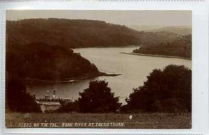 (Ga136-367) Real Photo of the FAL, Ruan River, Tregothnan c1910 Unused EX - Picture 1 of 1