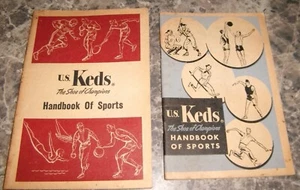 U. S. Keds The Shoe of Champions Booklet lot of 2 with ads 1953 vintage - Picture 1 of 3