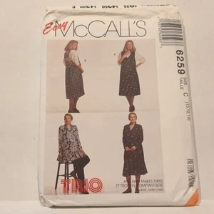 McCall's 6259 abito premaman tunica maglione pantaloni taglia 10-12-14 modello NON TAGLIATO - Foto 1 di 2