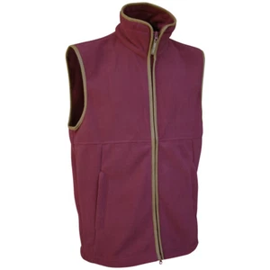 Jack Pyke Countryman Fleece Gilet Body Warmer Mens Sleeveless Jacket Burgundy - Picture 1 of 7