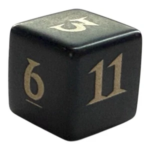 Dés noirs Harry Potter pierre sorcière trivia édition préfets 6 faces - Photo 1/2