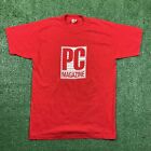 PC Magazine Gaming Video Mac Apple Tech Funny Rap Vintage T Shirt 90s 80s - A300