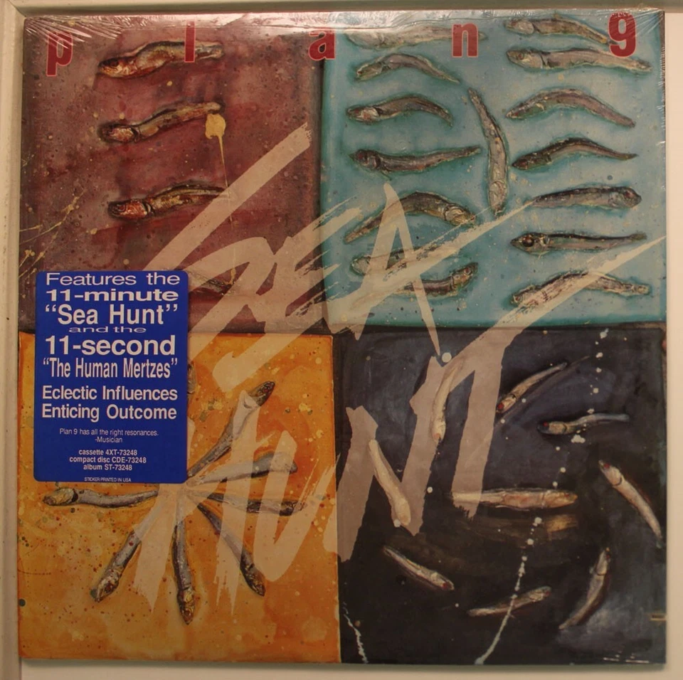 Plan 9 Lp Sea Hunt On Enigma - Sealed / Sealed (Hype Sticker ; Saw Cut) - Image 1 of 1
