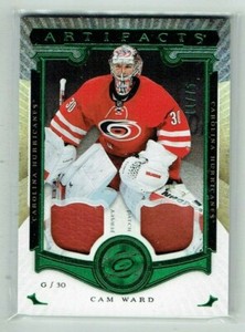 15-16 UD Upper Deck Artifacts  Cam Ward  /75  Jersey-Patch 