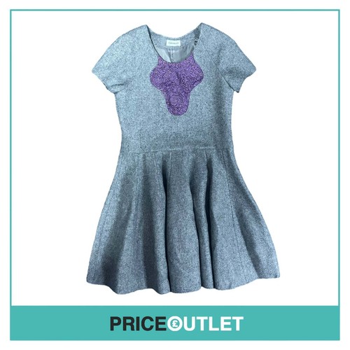 UNDERCOVER Sottocover Abito da donna grigio e viola taglia 3 NUOVO DI ZECCA CON ETICHETTE