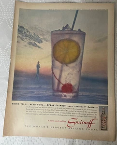 Vintage SMIRNOFF und TEXIZE BLEACH Anzeige - LIFE MAGAZIN 7.6.1962 - Bild 1 von 2