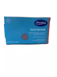 Dermisa Sulfur Bar Soap Natural Acne & Pimple Skin Treatment - Picture 1 of 4