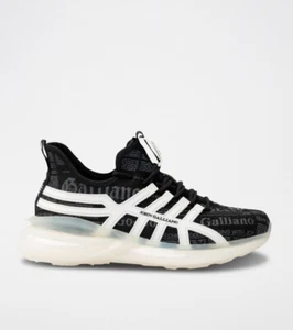 JOHN GALLIANO 14666/M GAZETTE BASKET CHAUSSURES LUXE Multicolore HOMME T: 42 - Picture 1 of 4