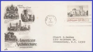 USA3 #1841 ADDR ARTCRAFT FDC American Architecture Lindhurst - Picture 1 of 1