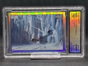 🔥💎 2022 Topps Chrome Star Wars Boba Fett Concept Art #IC-5 Arena Club 10 💎🔥 - Imagen 1 de 2