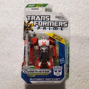 Transformers Prime Cyberverse Autobot Ratchet Figure Tech Battle Blade Series 2 - Picture 1 of 7