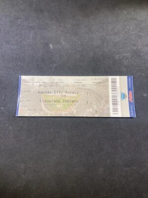 2022 2021 MLB Cleveland Guardians Indians final home gameday ticket stub SGA - Image 1 of 2