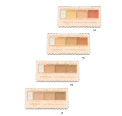 CANMAKE Tokyo Color Mixing Concealer 3.9g Base Makeup Concealer Palette - Image 1 of 2