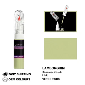 FOR LAMBORGHINI VERDE PICUS LL6J Touch Up Paint Pen Brush Fix Kit Scratch Chip - Picture 1 of 8