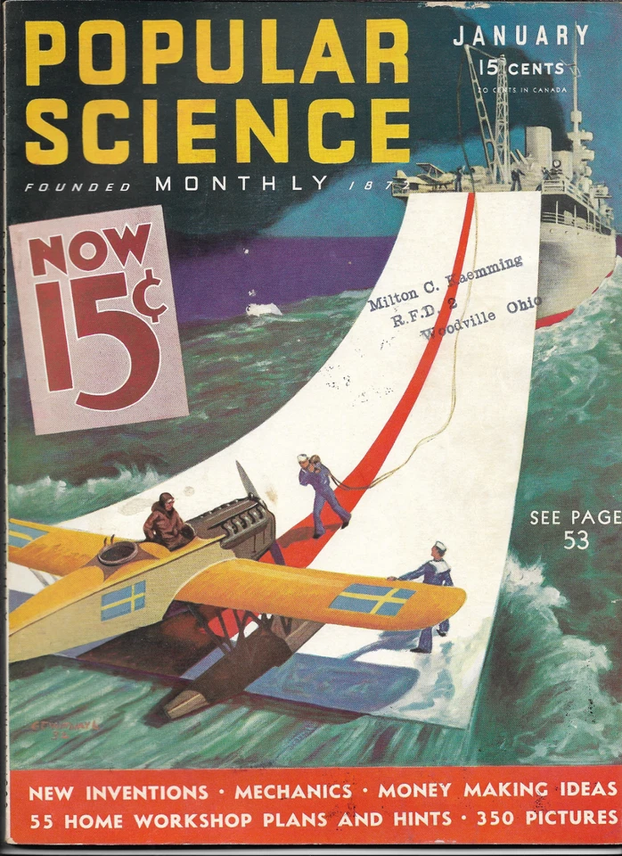 POPULAR SCIENCE--------JANUARY 1933 - Image 1 of 1