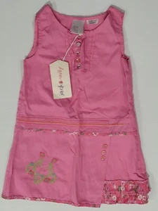 Jack and Milly Dress Baby Pink Size 0 Button Flower - Picture 1 of 8