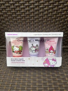 The Creme Shop Hello Kitty Dry Skin Repair Hand Cream Trio Limited Edition NEW - Picture 1 of 2