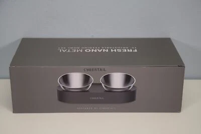 PETKIT CYBERTAIL Erhöhte Schüssel aus Edelstahl, geneigt, Neu Inkl.Rechnung - Bild 1 von 3