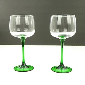 Rhein Weingläser Smaragd ausgestellter Stiel Luminarc Cristal D'Arques - Durand - 2 Stück - Bild 1 von 6