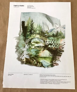 Gregory Euclide at Smith gallery exhibition ad 2011 vintage art magzine print - Picture 1 of 1