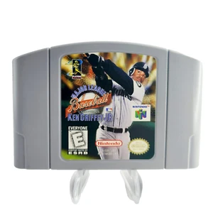 Major League Baseball Featuring Ken Griffey Jr Nintendo 64 N64 Game NTSC Tested - Picture 1 of 2