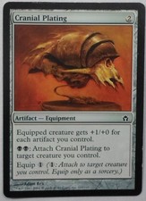 MAGIC THE GATHERING MTG 2004 FIFTH DAWN CRANIAL PLATING ARTIFACT CARD